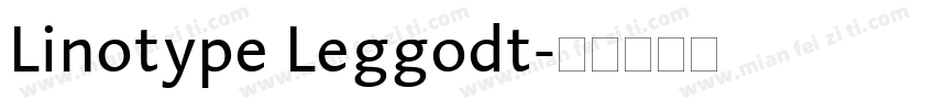 Linotype Leggodt字体转换
